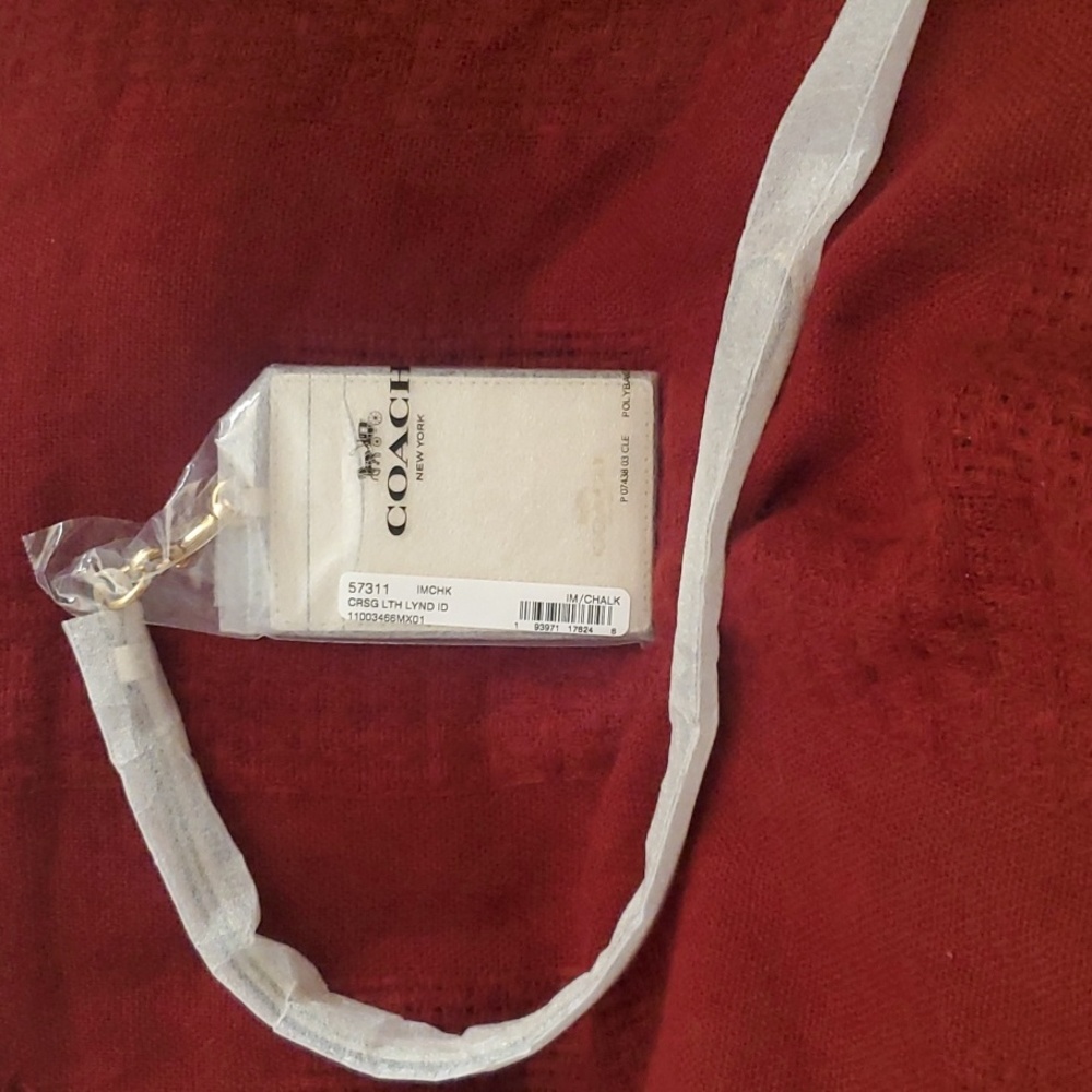 **BNWT. Authentic Coach id/card lanyards